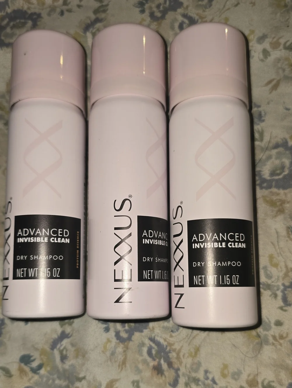 Nexx Mini Dry Shampoo Spray Trio - Light Pink